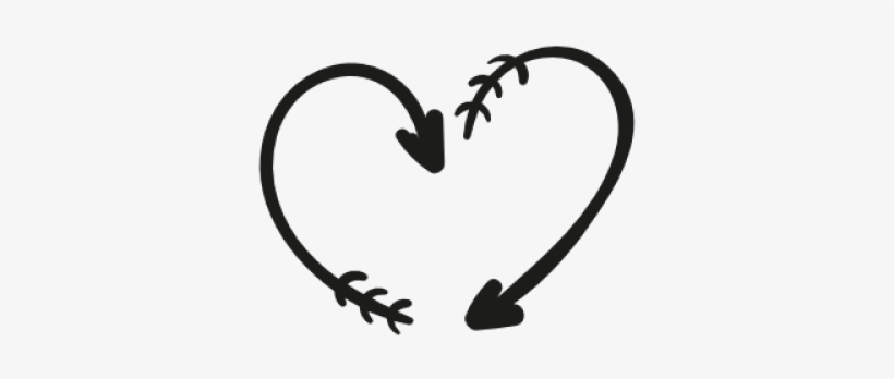 Heart Icons Arrow - Dibujo Corazones Negro Png, transparent png download