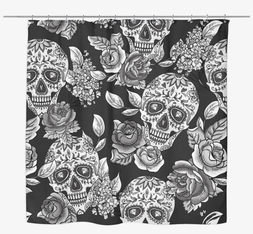 Floral Dia De Muertos Background, transparent png download