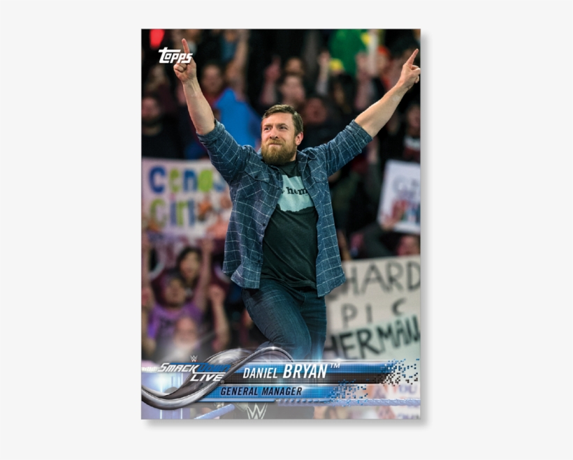 2018 Topps Wwe Daniel Bryan - Football Player, transparent png download