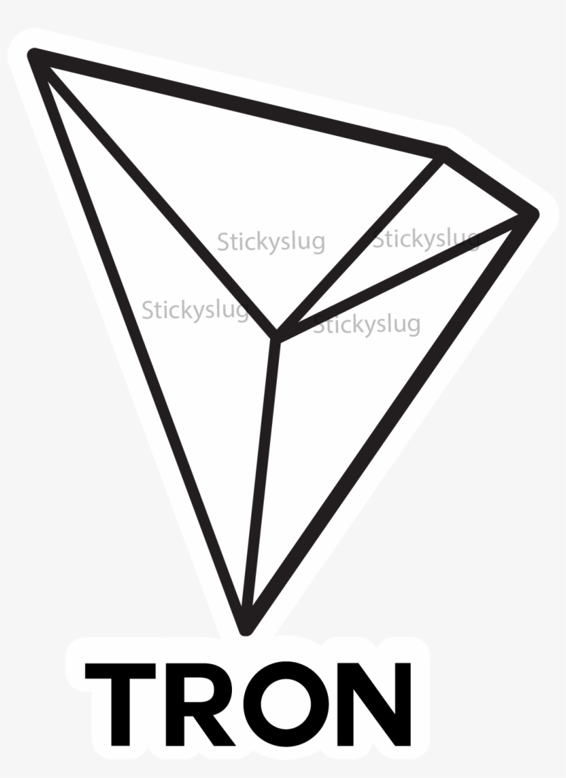 Tron Sticker - Tron Coin Logo, transparent png download