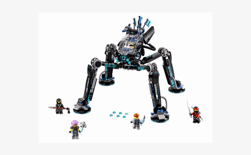 24817-1 - Lego Ninjago Movie Water Strider 70611, transparent png download