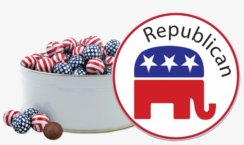 Republican Party Chocolate Tin™ With Patriotic Foiled - Republican Party, transparent png download