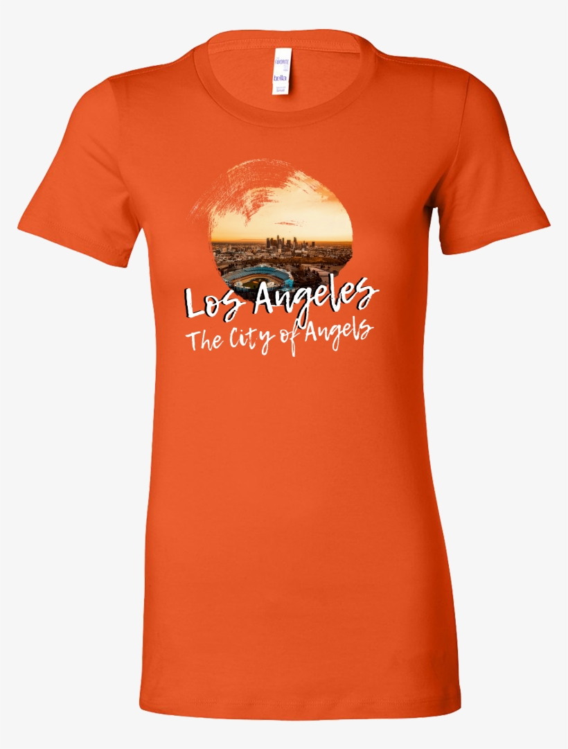 Los Angeles The City Of Angels Skyline Love Country - Shirt, transparent png download