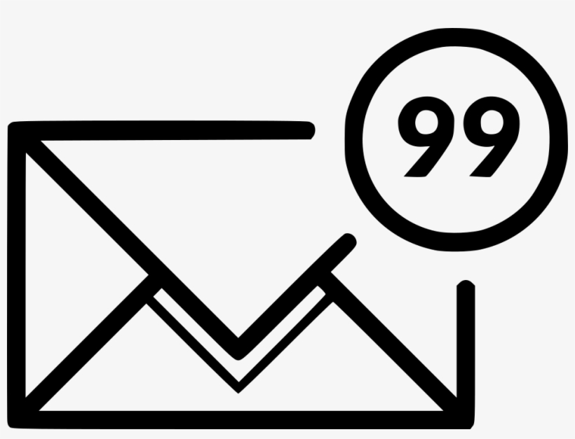 Png File - Email Icon Black And White Png, transparent png download