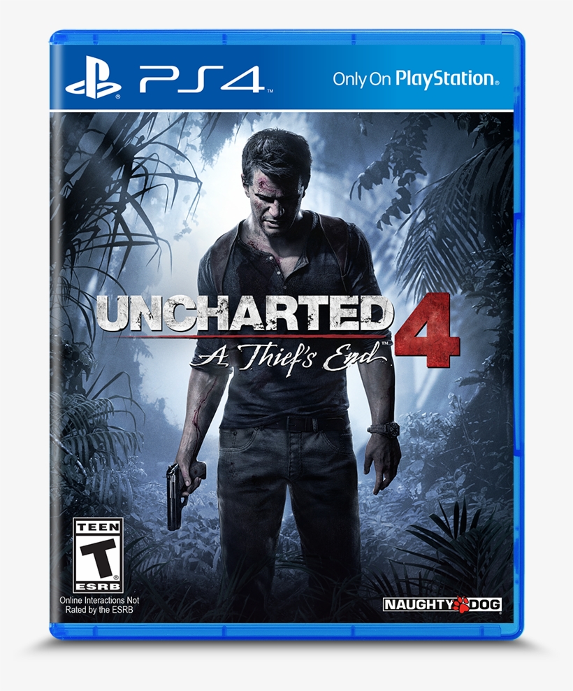 Sony Uncharted 4 Playstation Game - Uncharted 4 Case, transparent png download