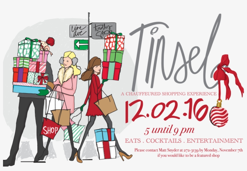 Tinsel - Illustration, transparent png download