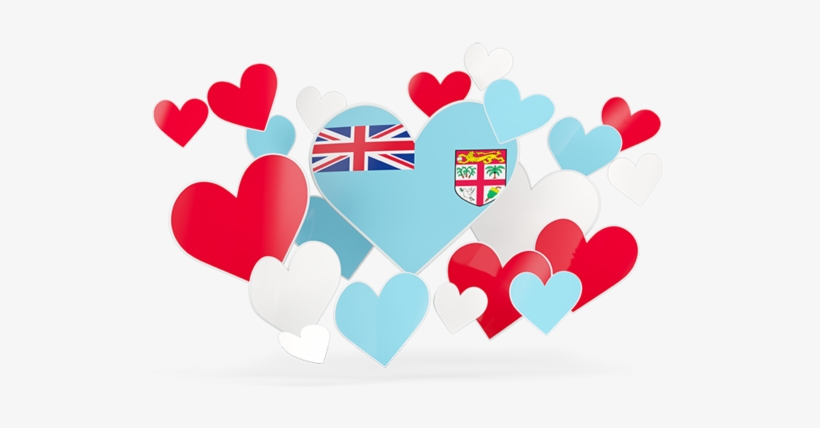 Download Flag Icon Of Fiji At Png Format - Jamaica Heart, transparent png download