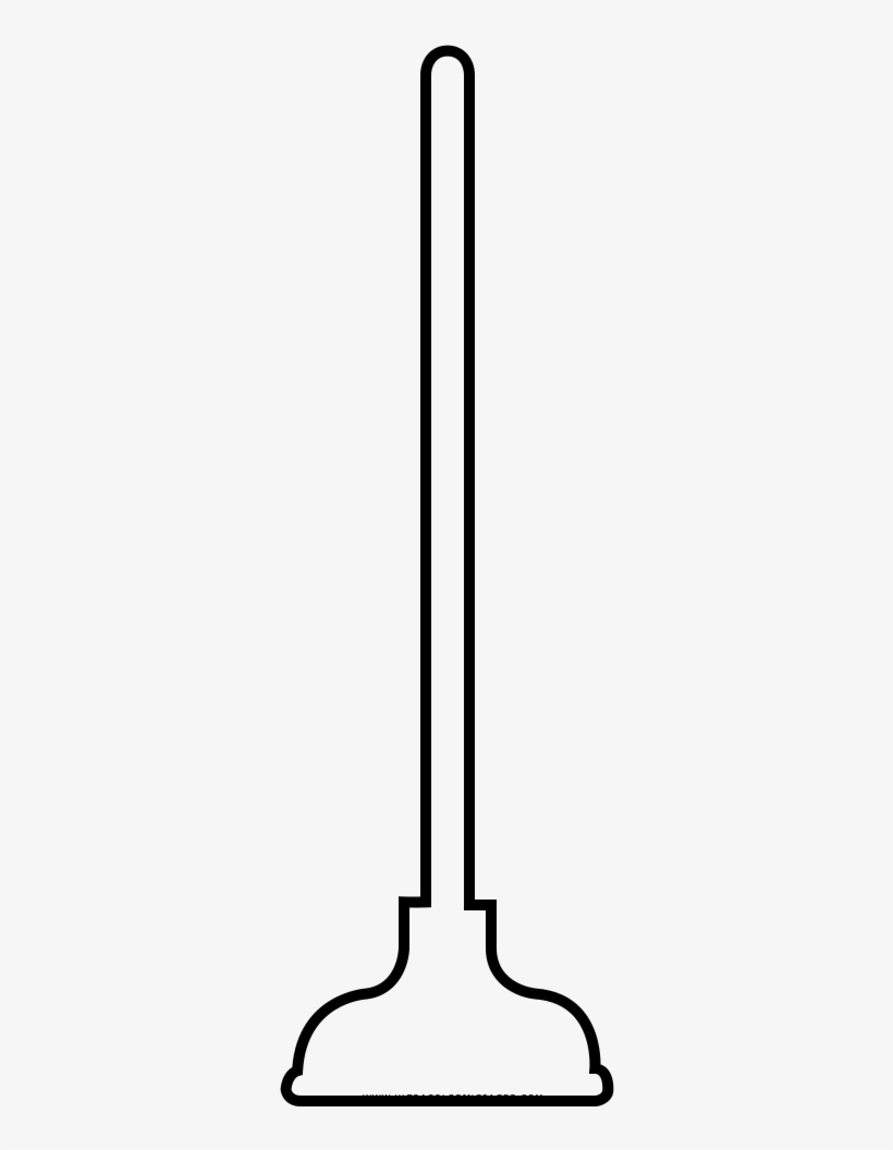 Plunger Coloring Page Tool Png Image Transparent Png Free Download On Seekpng
