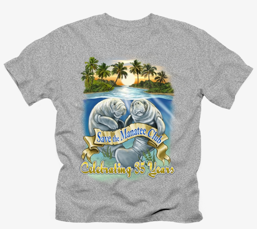 35th Anniversary Smc Youth T-shirt - Manatee Shirt, transparent png download