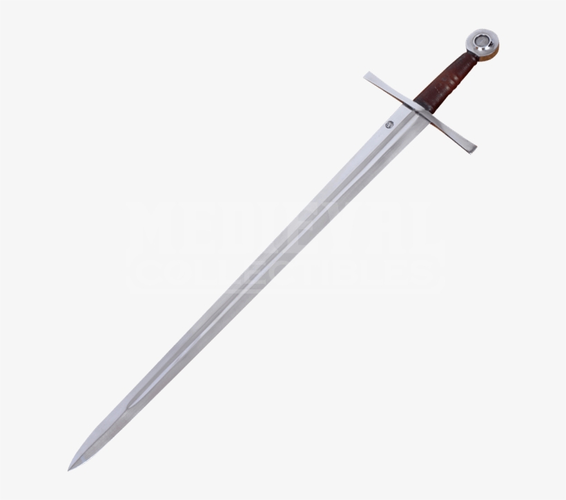 Crusader Sword With Scabbard And Belt - Medieval Sword, transparent png download