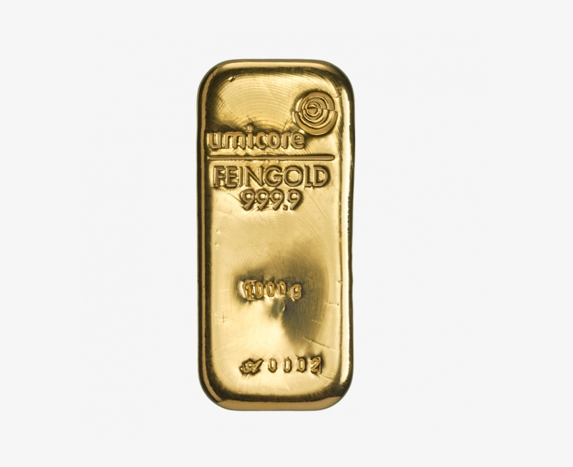1 Kilo Gold Bar Umicore - Umicore Gold, transparent png download