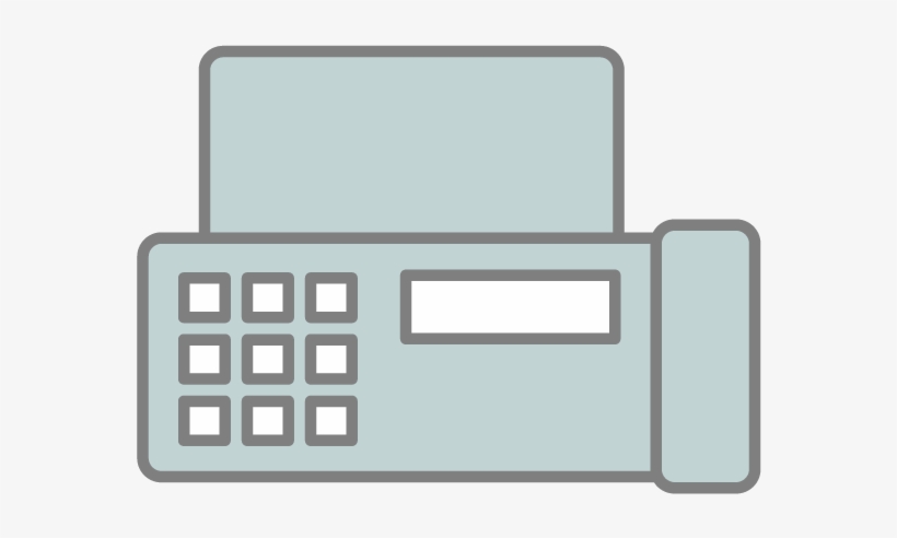 Fax - Fax - Icon - Free Material - Fax, transparent png download