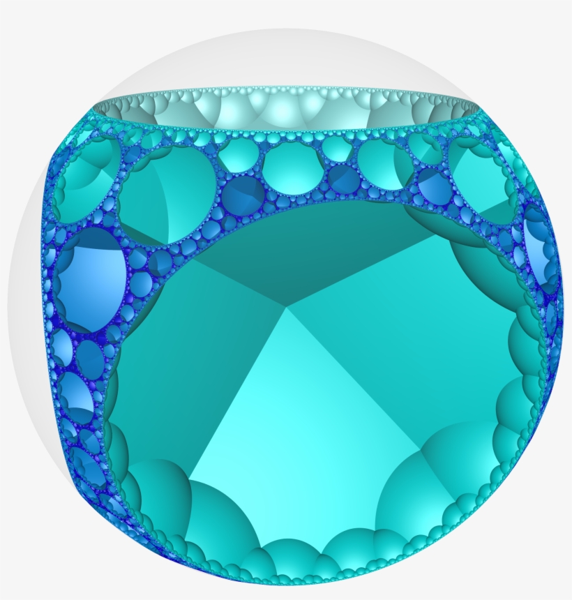 Hyperbolic Honeycomb 6 4 3 Poincare Vc - Diamond, transparent png download