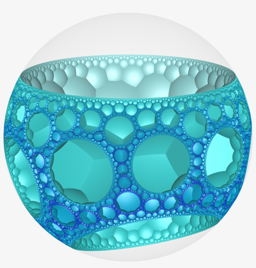 Hyperbolic Honeycomb 7 3 3 Poincare - Fractal Art, transparent png download