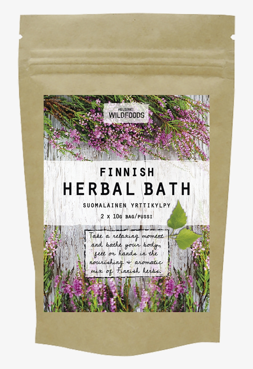 Picture Of Helsinki Wildfoods' Finnish Herbal Bath - Mulch, transparent png download