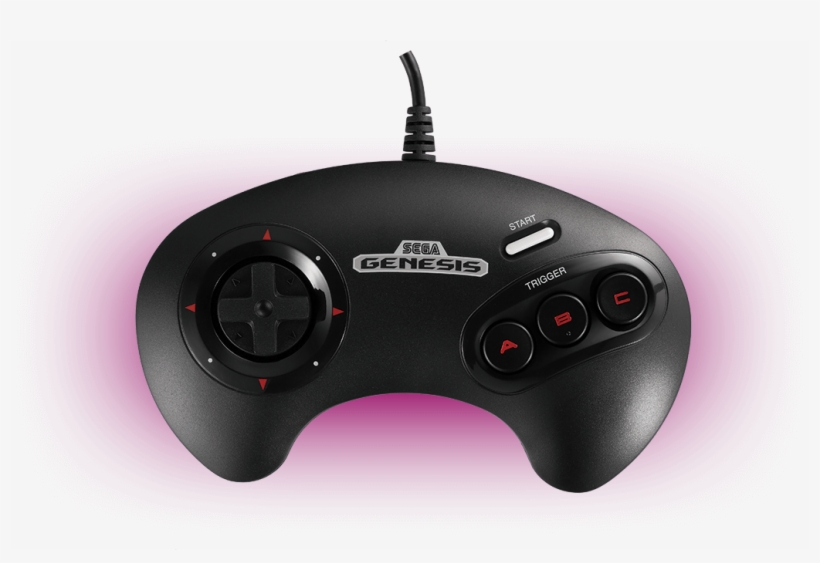 Genesis Wired Controller - Sega Genesis, transparent png download