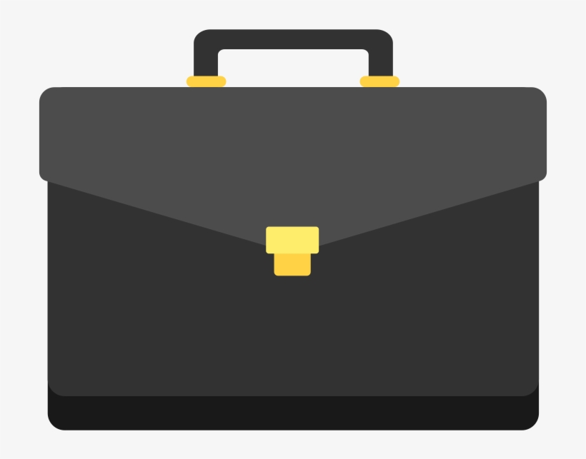 Business Suitcase Flat Icon - Charles And Keith Laptop Bag, transparent png download