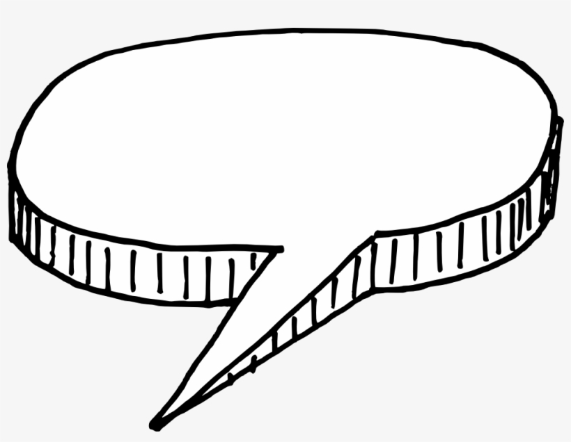 50 Hand Drawn Comic Speech Bubbles Vector - Alexander Sukhanov, transparent png download