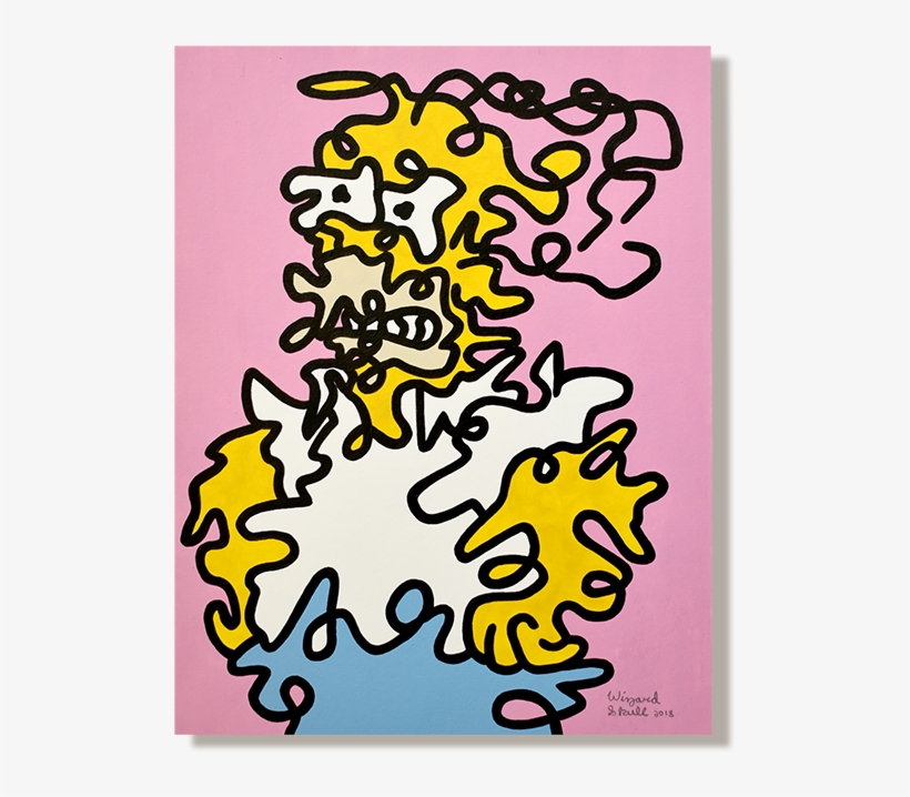 'wiggly Homer' By Wizard Skull - Visual Arts, transparent png download