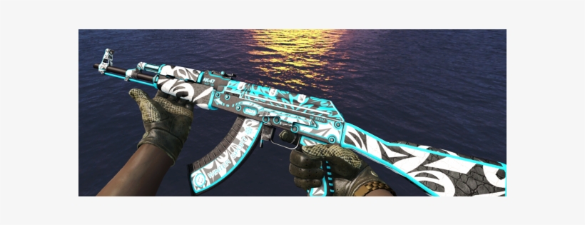 Ak Blue And White Csgo, transparent png download