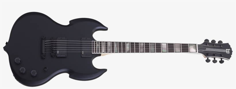 Wylde Audio Barbarian In Satin Black Sku - Esp Ltd Ec 401 Blk, transparent png download