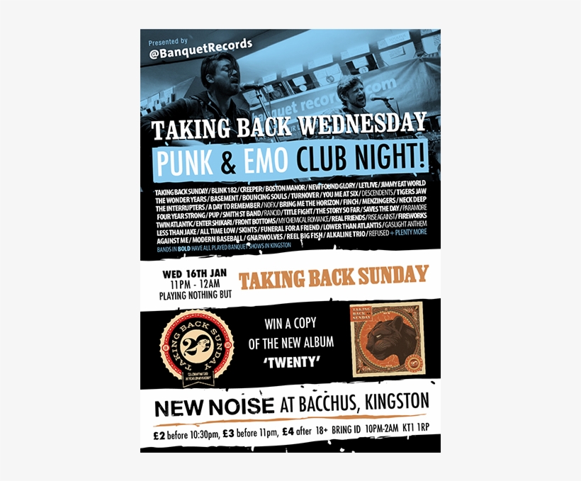 Taking Back Wednesday / New Noise / Taking Back Sunday - Sonic Youth, transparent png download