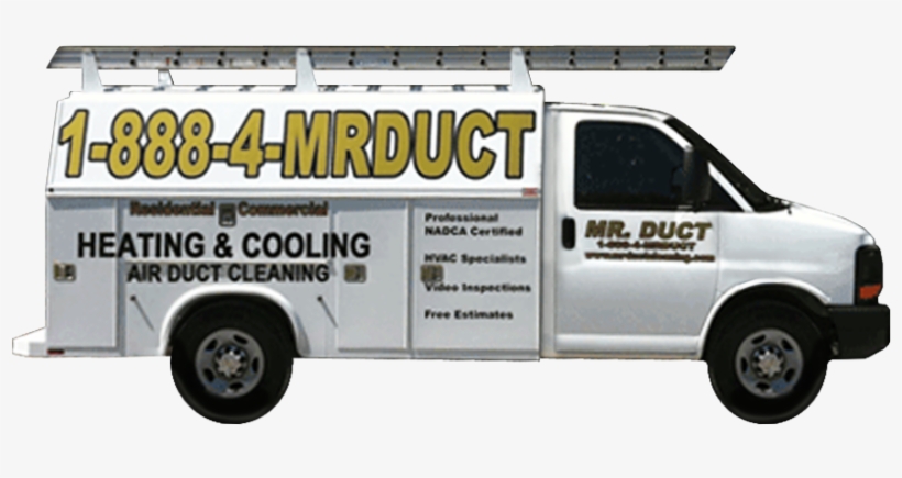 Duct Heating & Air Conditioning - Compact Van, transparent png download
