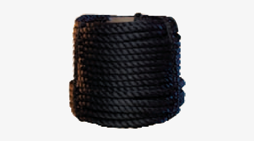 240 Foot Black Poly Rope Painter Line - Leather, transparent png download