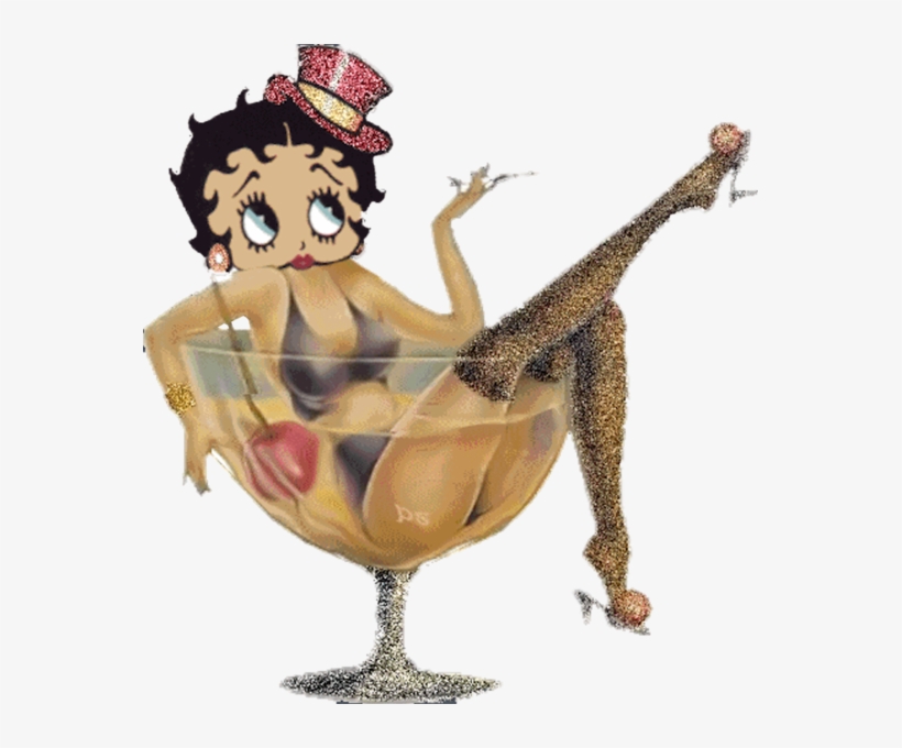 Betty Boop - Betty Boop Happy New Year Funny, transparent png download
