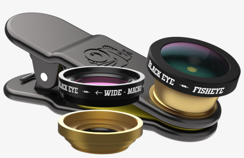 Black Eye 3in1 Combo - Black Eye Macro Lens, transparent png download