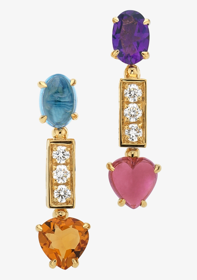 Allegra Earrings Earrings Yellow Gold Yellow - Bvlgari Allegra Collection, transparent png download