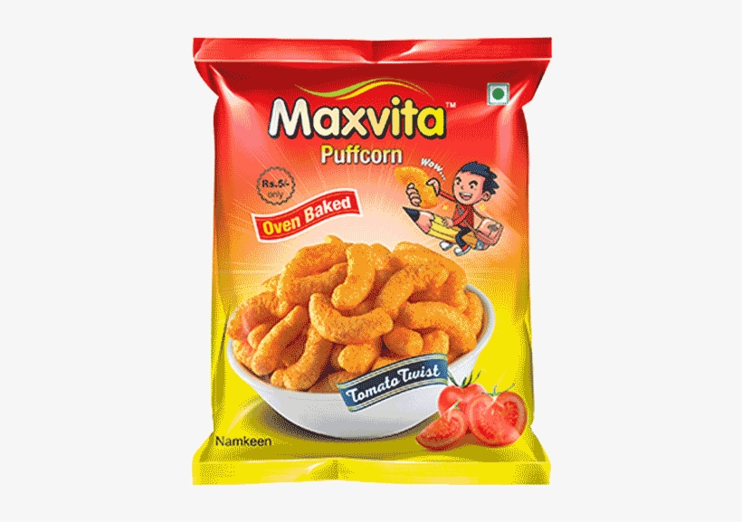 Puffcorn Tomato Twist - Maxvita Foods(india) Pvt Ltd., transparent png download