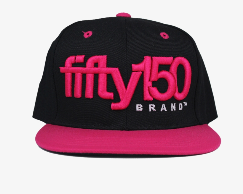2-tone Black/pink Snapback - Baseball Cap, transparent png download