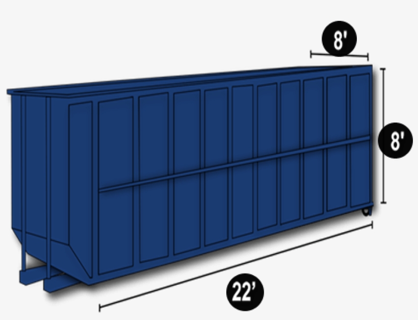 40 Yard Dumpster Rental - Flat Panel Display, transparent png download