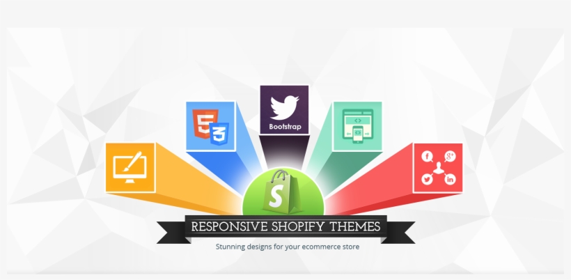 Responsive Shopify Themes By Designshopify - Shopify, transparent png download