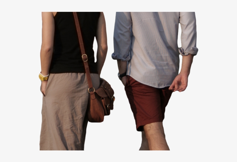 People Walking Images - Messenger Bag, transparent png download