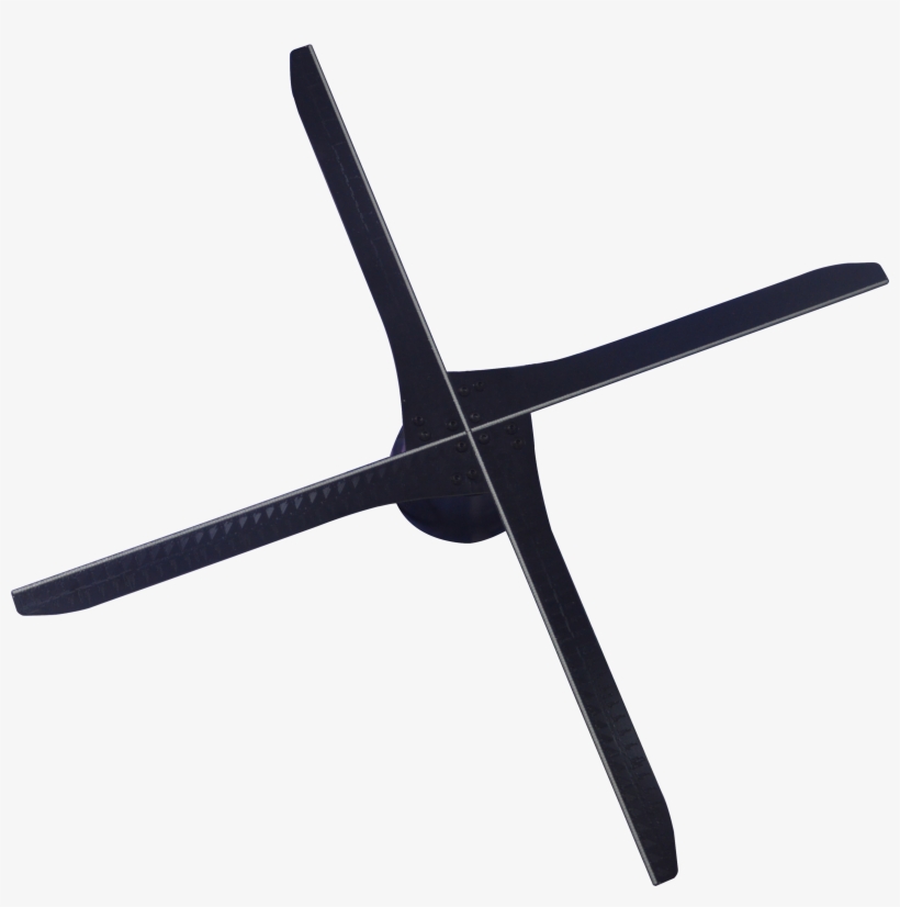 60cm 3d Hologram Fan Led Display With Four Blades Wifi - Circle, transparent png download