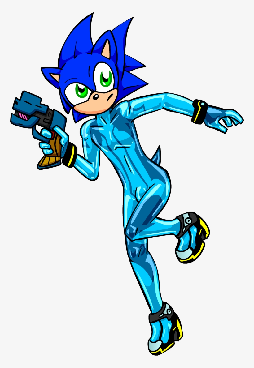 Zero Suit Sonic, transparent png download