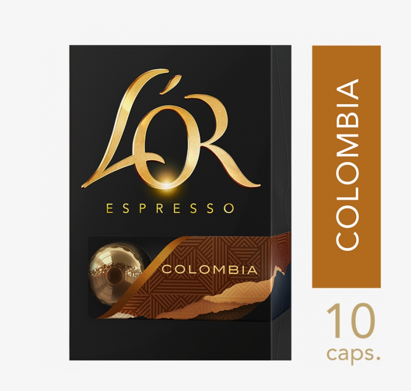 Capsules Espresso Colombia - L Or Colombia, transparent png download