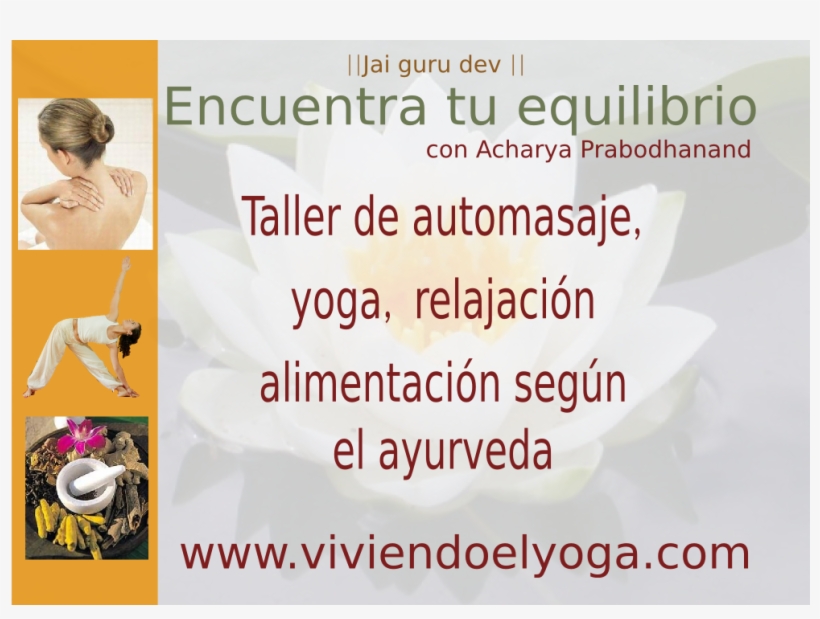 Yoga Masaje Ayurveda Meditación Para Vivir Una Vida - Ayurveda, transparent png download