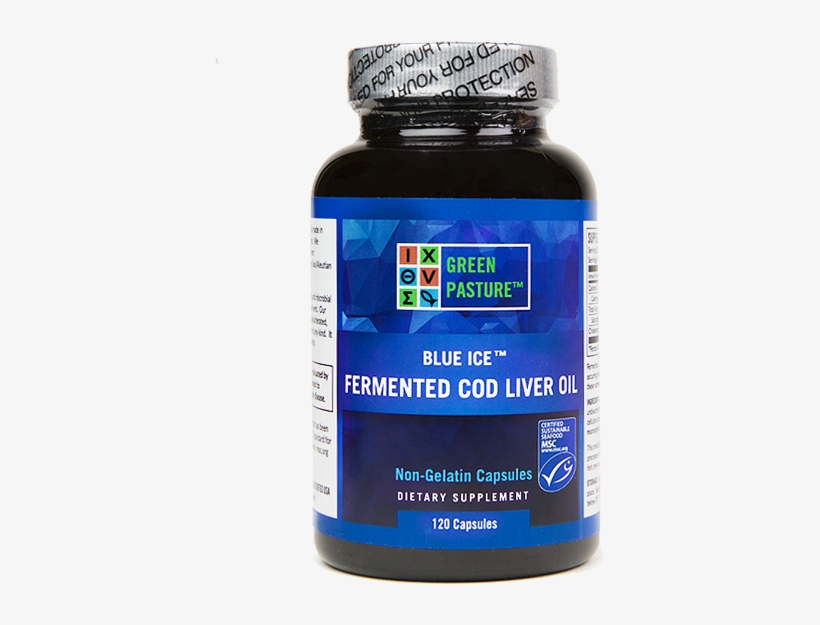 Blue - Fermented Cod Liver Oil, transparent png download