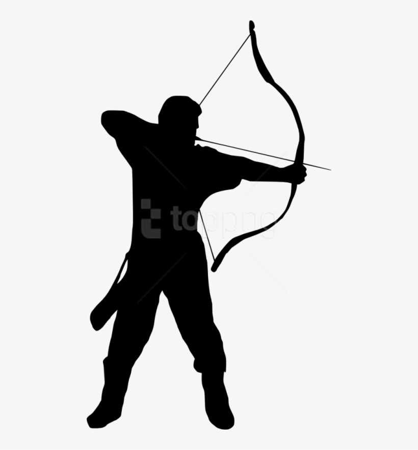 Free Png Archer Silhouette Png - Archer Silhouette Png, transparent png download