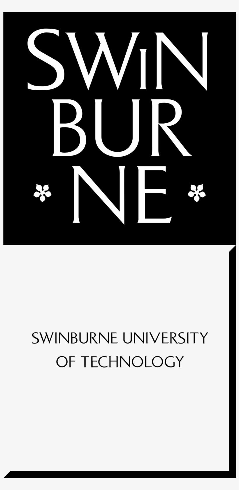 Banner Royalty Free Swinburne University Of Logo Png - Swinburne Logo Black And White, transparent png download