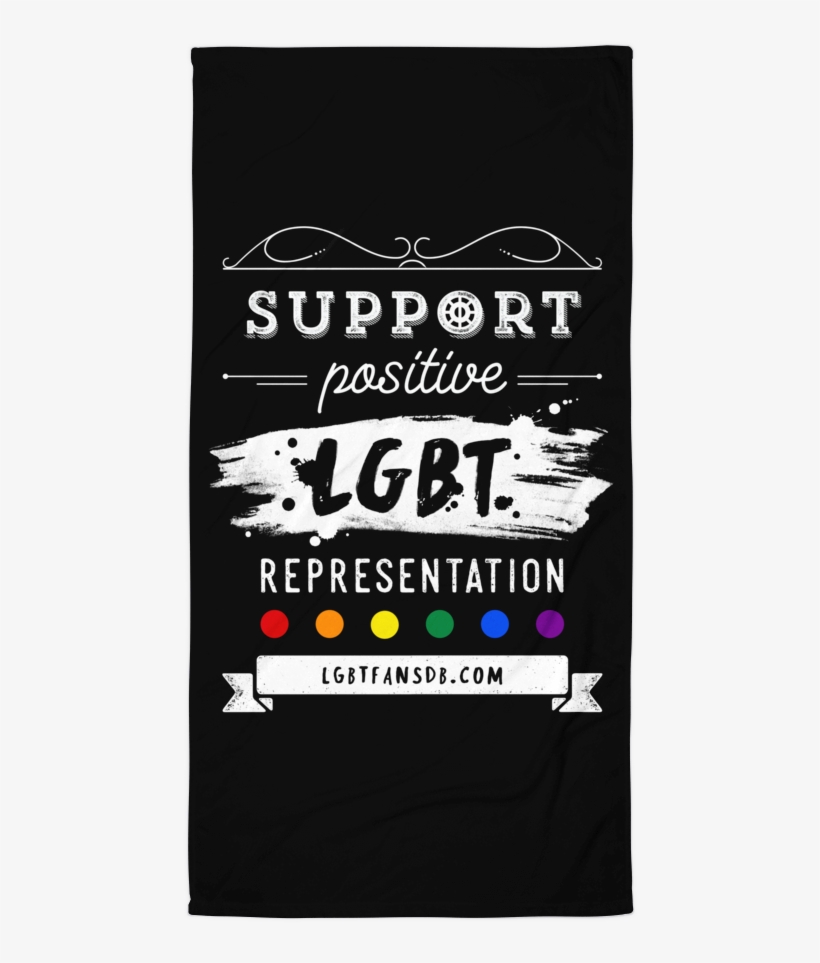 #supportlgbtee Beach Towel - Poster, transparent png download