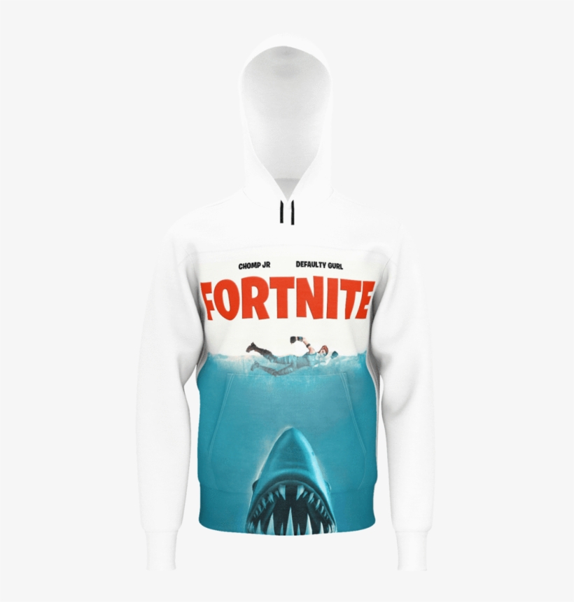 Fortnite Chomp Sr - Hoodie, transparent png download