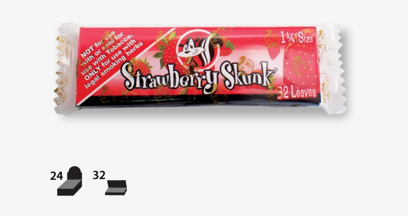 Skunkpack Straw 114 - Skunk Brand Papers Blueberry, transparent png download