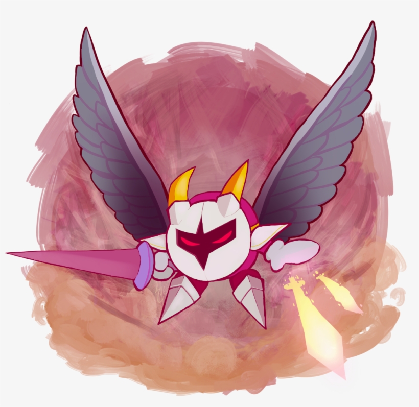 Galacta Knight Kirby Character, Meta Knight, Video - Illustration, transparent png download