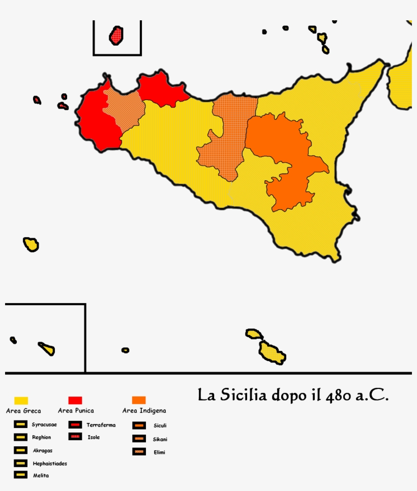 Administrative Map Of Sikelia - Kingdom Of Trinacria, transparent png download