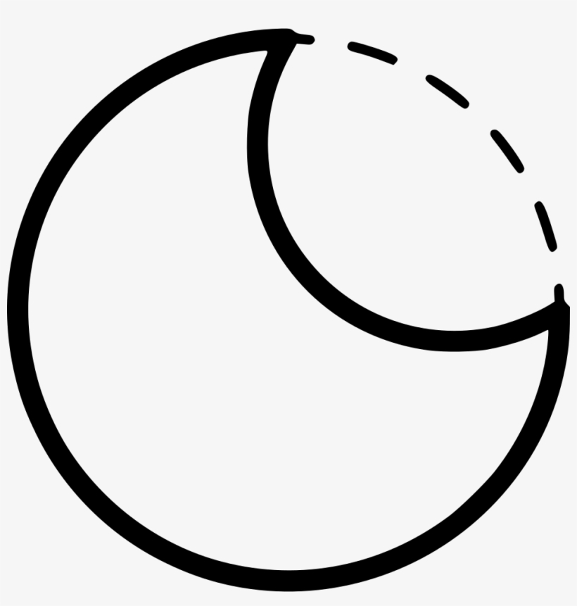 Crescent Moon Comments - Circle, transparent png download