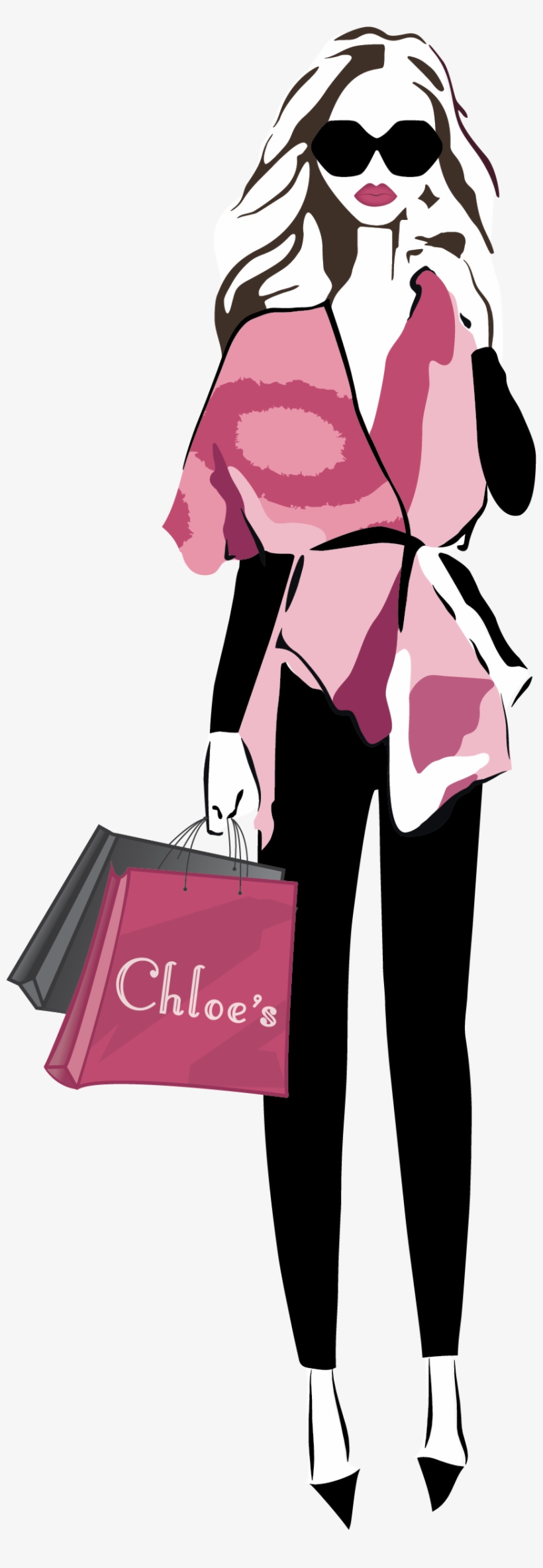 Chloe's Shopping Girl, transparent png download